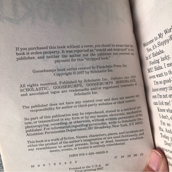 Goosebumps Slappyworld R.L. Stine Chapter Book Scholastic #2 & #3 soft cover 💚 - Picture 7 of 11